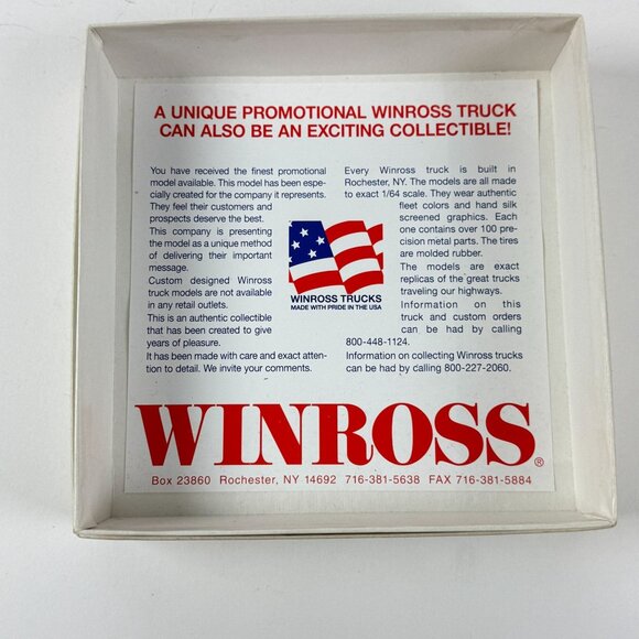 Winross 1:64 Scale 1994 Das Awkscht Fescht Diecast Truck W/ Box - Picture 5 of 9